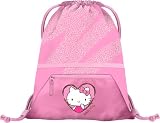 Baagl Worek sportowy dla dziewczynek – wodoszczelny worek na buty dla dzieci – do szkoły i przedszkola, worek sportowy, worek sportowy, Hello Kitty Sweet Leopard, L, designerski