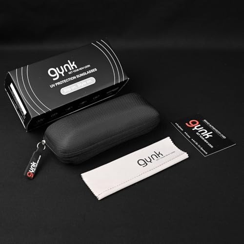 Image of GYNK Square Frame Sunglasses for Men | Premium Metal Frame Sunglasses | Fashion Eyewear for Driving, Travel, Riding, Outdoor Activities, Beach & Daily Wear