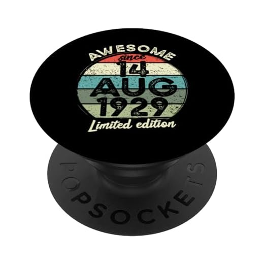 14 agosto 1929 95 cumpleaños 95 años [year] Cumpleaños PopSockets PopGrip Intercambiable