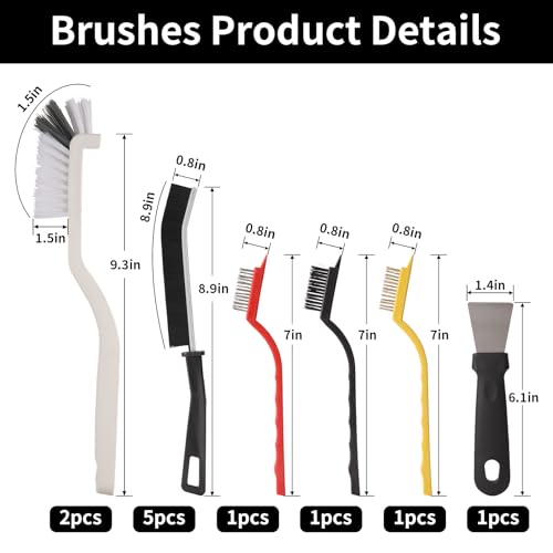 CTEWRT 11Pcs Crevice Cleaning Brush Kit - $2.99 - Image 2