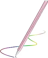 Caneta Pen Ponta Fina 2 em 1 Stylus Tela Touch Screen Universal Tablet Celular Ultrabook (Rosa)