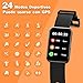 IOWODO R5 Smartwatch,Reloj Inteligente Hombre Mujer con Oxímetro(SpO2),1.57'' Pantalla con Mensajes Notificación,Pulsómetro,Podómetro,Sueño,Pulsera...