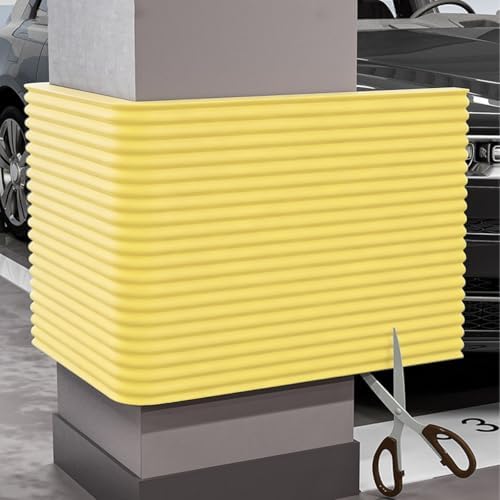 Car Door Wall Protector, NBR Foam Column Guard, 0.4in Thick Anti-Scratch Corner Bumper Strip, 3.1x393.7in (0.08x10m) for Parking Safety & Collision Protection