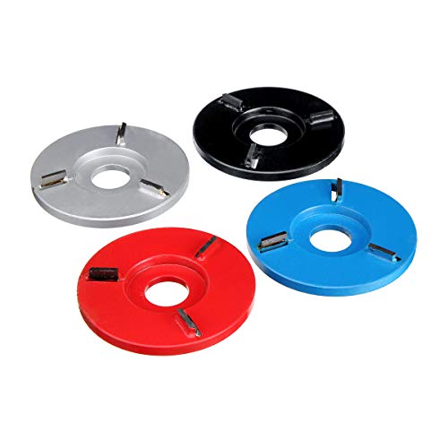 Fresa plana de tres dientes para carpintería amoladora angular 22 mm disco rojo madera 2