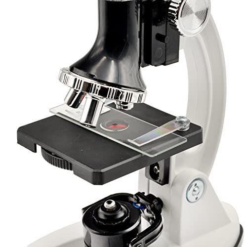 Starboosa Microscope 300X-1200X For Kids Beginners Lab Compound Monocular Microscopes With Optical Glass Lenses & Led Illumination - Microscope With Smartphone Adapter For Kids Beginner #TOP3