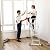 Magshion 12 Ft Telescopic A-Frame Ladder, Multi-Purpose Aluminum Telescopic Ladder, Extendable Ladders, Easy to Store for Indoor and Outdoor Use