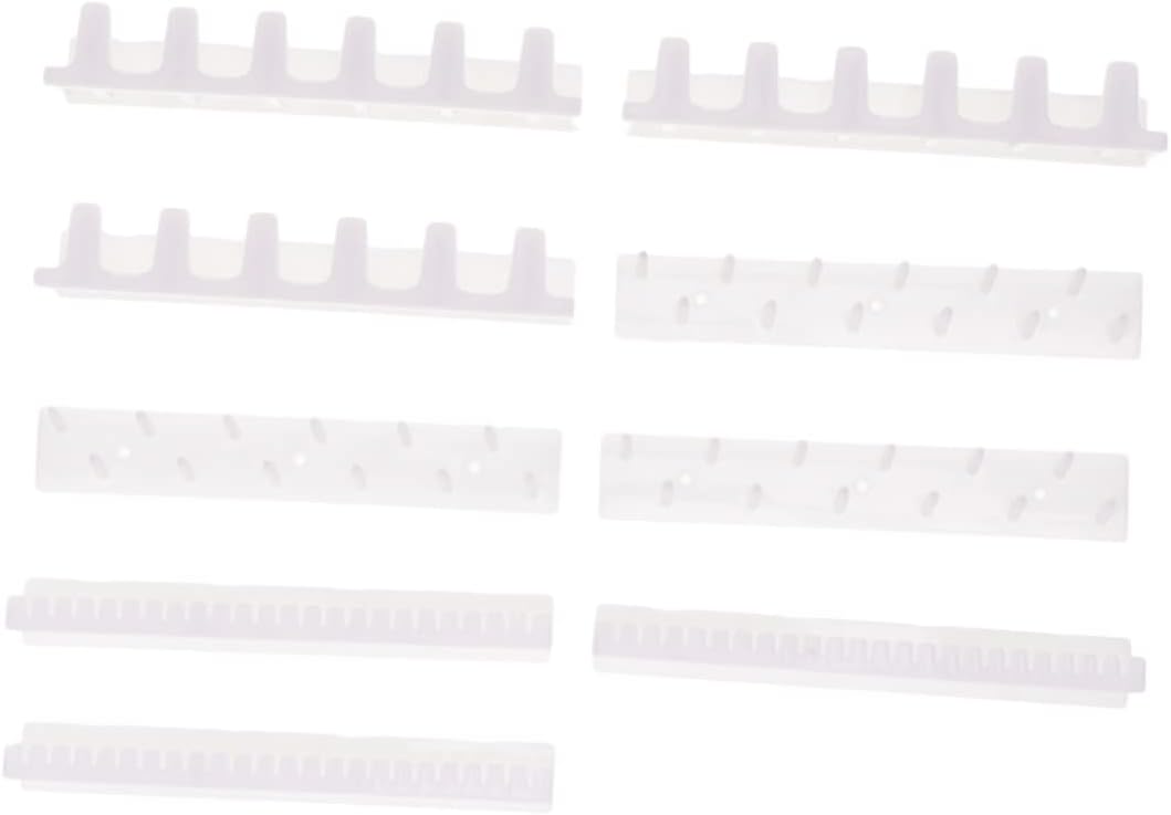 Adhesive Jewelry Hook Set 18Pcs ABS for Earrings Necklaces Rings