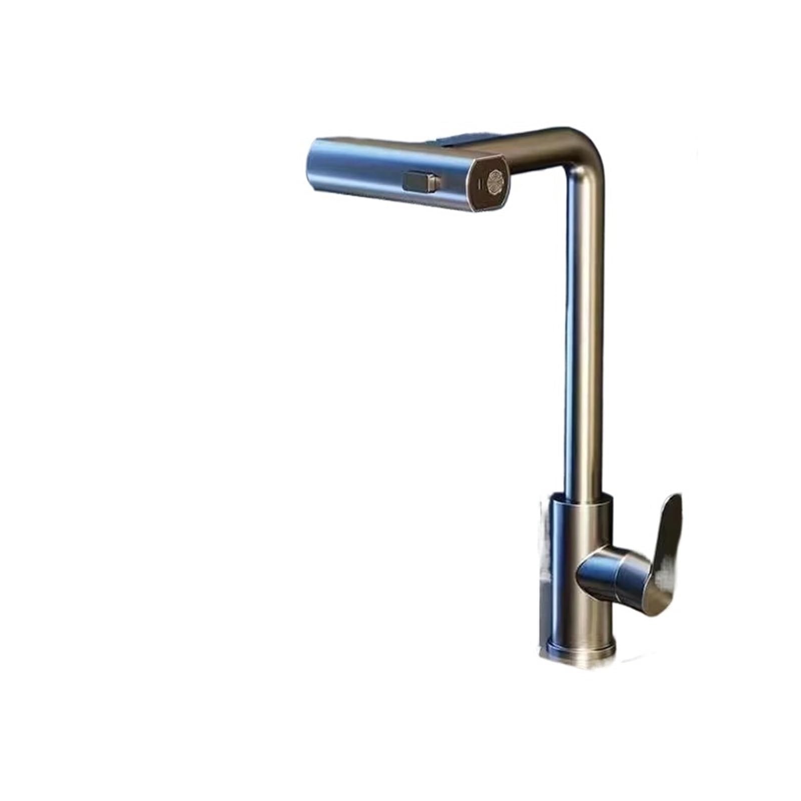 Jvddi Grijs Three Modes Kitchen Faucets Pull Out Rotation Waterfall Stream Sprayer Head Sink Mixer(Grijs)