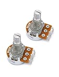 Metallor Mini Alpha Pots Linear B500k Tone Potentiometer Electronics for Electric Guitar or Bass Guitar.(Mini B500k)