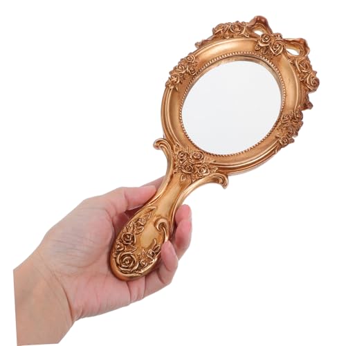 Espejo de Mano Vintage Retro para Maquillaje Holibanna miniatura 4
