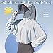 TusaMer Sun Protection Clothing Women, Hooded Long Sleeve UV Protection Shawl with Detachable Large Lenses, Ice Silk Quick Drying Sweatshirt Sporting_Goods..
