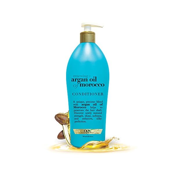 OGX-Renewing-Argan-Oil-of-Morocco-Conditioner-254-Ounce-Salon-Size OGX Renewing + Argan Oil of Morocco Conditioner, 25.4 Ounce Salon Size, Blue