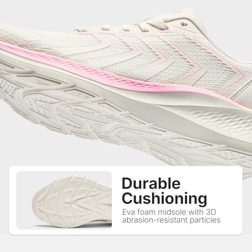 K-Swiss Women's Mellow Lightweight Running Walking Shoe, White/Pink 9.5 - image 4