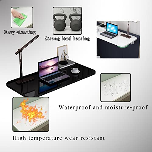 Wall-Mounted Folding Table,Wall-Mounted Dining Table,Folding Table, Kitchen & Dining, Laundry Room,Wall Desk Against The Wall Table,Suitable For Kitchen,Living Room, Bathroom, Balcony ( Color : A , Si #TOP1