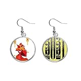 Liefermenge: 2 x Ohrringe Rote Laterne Löwe Dance China Town Ohrringe Schmuck Fashion 2021 Neujahrsgeschenk
