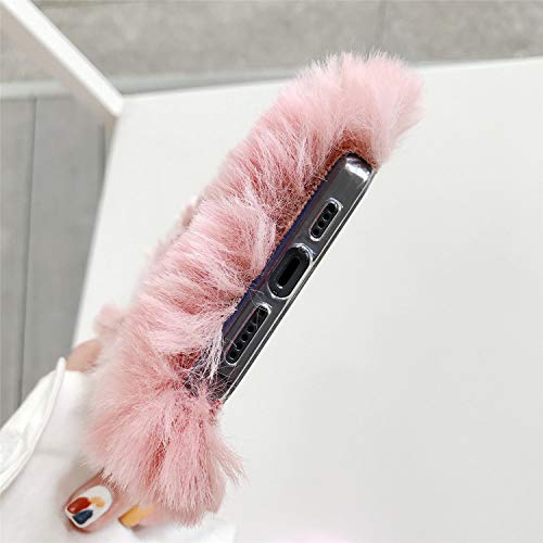 Coque silicone iPhone 13 Pro Max strass rose Guppy souple 17 cm