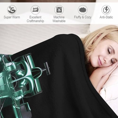 Couverture F1 housse de chaise décorative et plaid flannel soft - 4
