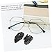 POPETPOP 2PCS LED Eyeglass Clip Lights Portable Plastic Book Lamp for Night Reading Camping Travel Maintenance Lightweight Abs Clip Lighting Tools for Glasses Legs