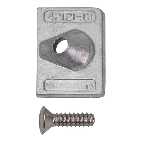 Anode en aluminium Quicksilver protège l'embase de bateau contre la rouille galvanique