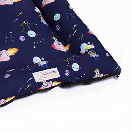 Cama Pet Colchonete para Cachorro e Gato Tamanho Grande Lavável com Zíper Enchimentos Removíveis Fun