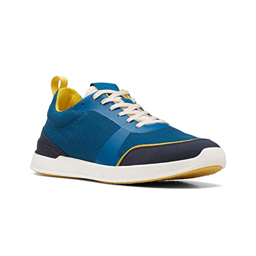 Image of Clarks Mens 26168774-teal Sneaker