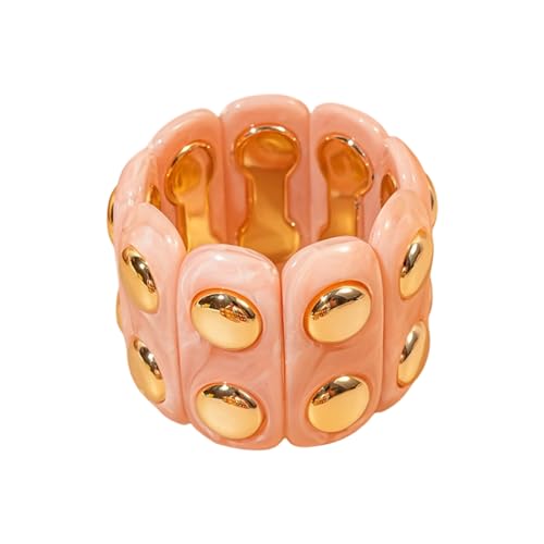 [faytobe] Color Grade Rosin Ellipsoidal Bangle Flexible Stretch Plan Topological Jewelry for Everyday Wear Parties Donations Ret