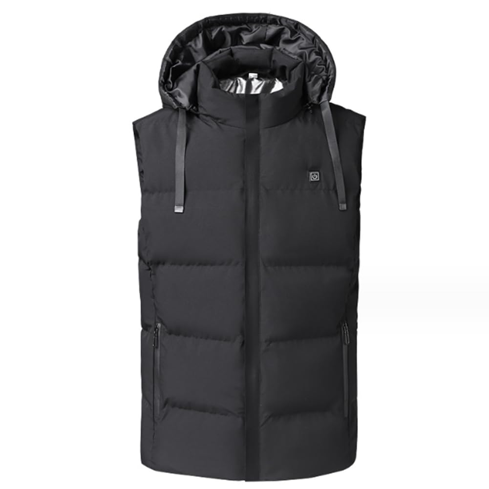 Hombres Chaleco Calentador Eléctrico Calefactable Lavable M-4XL