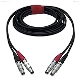 Cable de cristal doble 2 C5-2 C5 FFA 00S C5 conector para detector ultrasónico de defectos de igualdad de 3 pies ~ 10 m