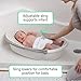 Ingenuity Sylvi Full Comfort 3-in-1 Grow with Me Baby Tub, Newborn to Toddler Baby Bath Tub, Supportive Sling, Includes Sylvie Wash Mit & Book, Easy Release Drain Plug, 0M+