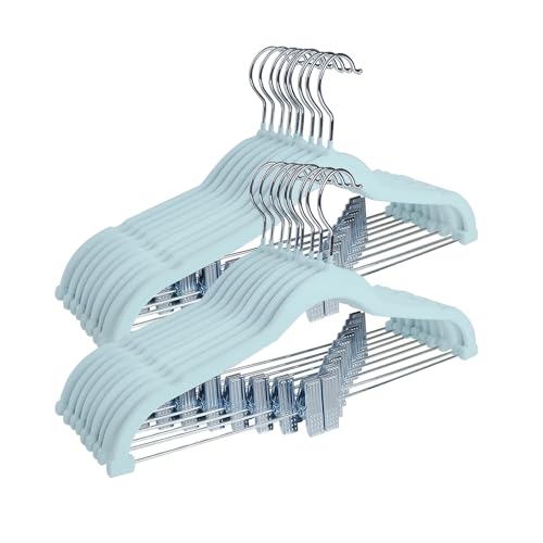 Perchas Ropa Terciopelo Pinzas Marca ManGotree