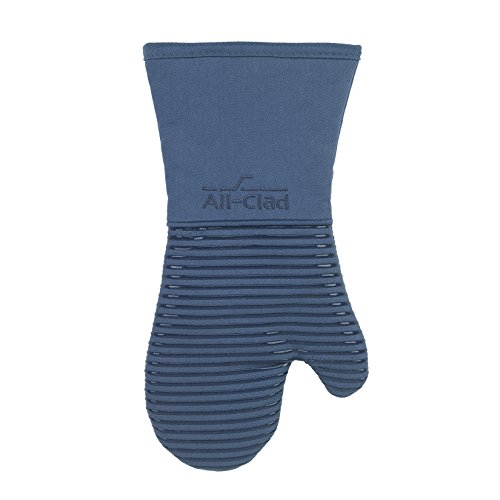 All-Clad Textiles Deluxe Heat and Stain Resistant Oven Mitt. Made of Silicone Treated