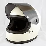 NEO VINTAGE レトロスタイル フルフェイス SG規格品 [アイボリー×ダークスモークシールド Mサイズ:57-58cm対応] VT-7 バイクヘルメット