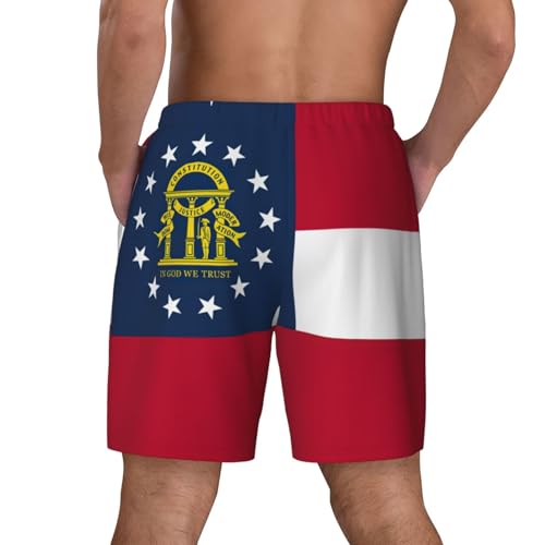 Short de bain respirant séchage rapide drapeau Géorgie surf