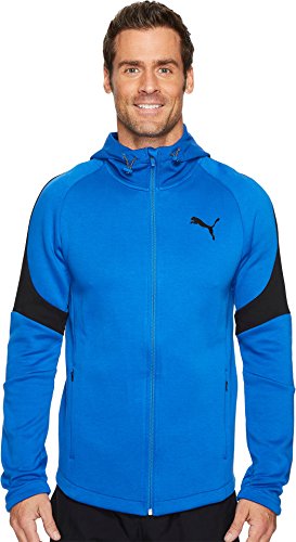 PUMA Men's Evostripe Move Full Zip Hoodie, Turkish sea, S