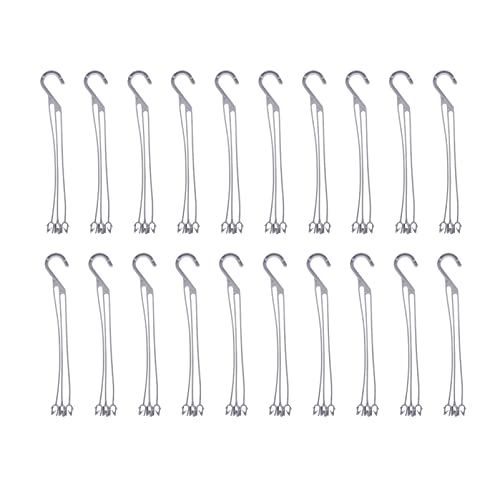 Cabilock Hanging Basket Chain Plastic Flower Plant Pot Replacement Chain Hanger Garden Plant Hangers For Bird Feeders Planters Lanterns Ornaments 50Pcs #TOP3