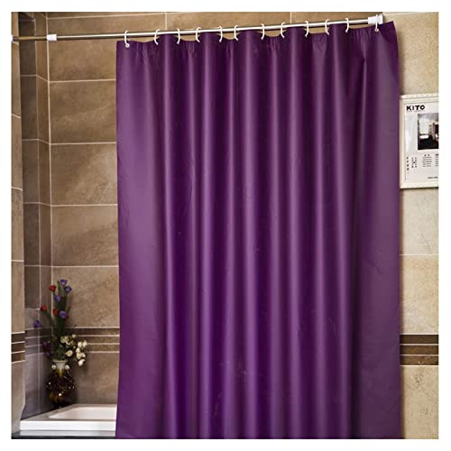 Rideau de douche violet imperméable 220x180 épais séparation de bain