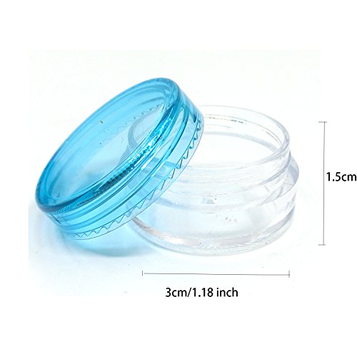 Plastic monstercontainers, DANCEPANDAS 20 stuks cosmetische container Lege doorzichtige reisvulbare make-upcontainers… - Afbeelding 3