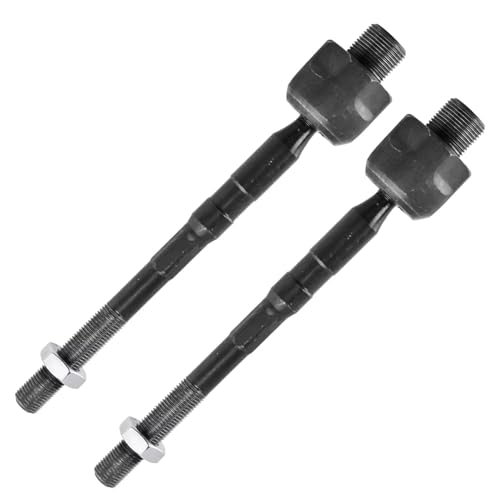 Image of Detroit Axle - 8pc Front Loaded Knuckles Kit for 2007-2013 Mazda CX-9, 2 Steering Knuckles 2 Wheel Bearings 4 Inner and Outer Tie Rods 2008 2009 2010 2011 2012 Replacement