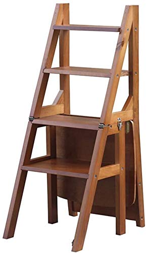 Taburetes de pie de madera para alcanzar armarios altos sin riesgo 1