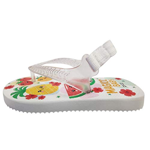 Chinelo Menina Bebê Sandália Frutinhas e Flores Magicc Baby