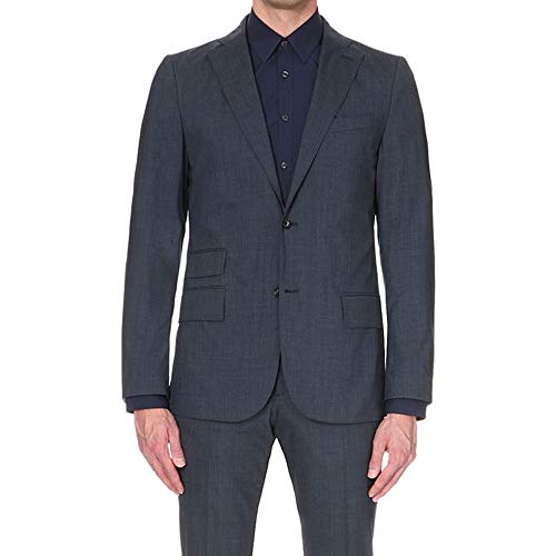 J. LINDEBERG Men's Donnie Soft Legend Wool Blazer, Dark Navy, Sz 52L