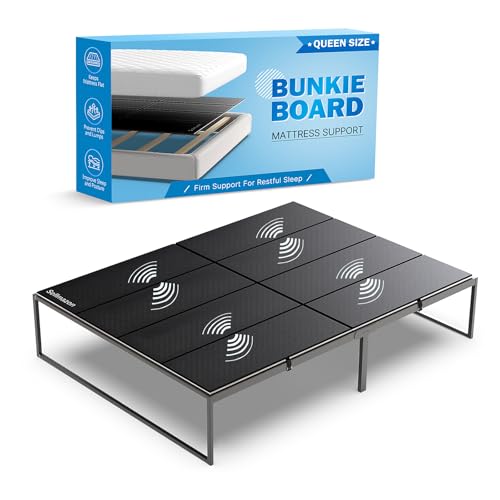 Sellmazon Bunkie Board Queen Size (60x80''), Heavy Duty 10mm Bed...