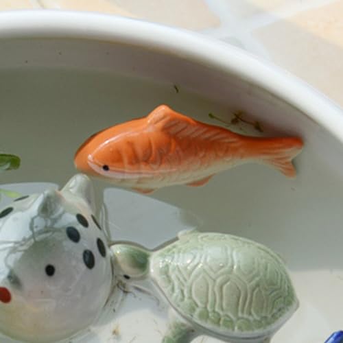 Image of Milisten 2pcs Lifelike Ceramic Floating Fish Ornaments for Aquarium and Decor Vibrant Simulation Decorations Lightweight and Compact Fish Tank Accessories Mixed Style