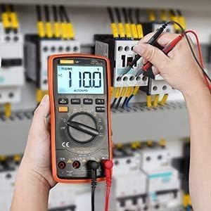 Image of Auto Ranging Digital Multimeter & Clamp Meter with Storage Bag Battery Alligator Clips Test Leads for AC /DC Voltage /Current Voltage Alert Amp Ohm /Volt (38B Clamp Meter+18B Multi Meter Orange)