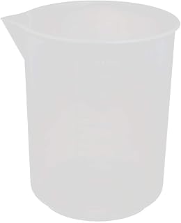 Aexit 1000mL Laboratory gauge Transparent Plastic Liquid Container Measuring Cup Beaker