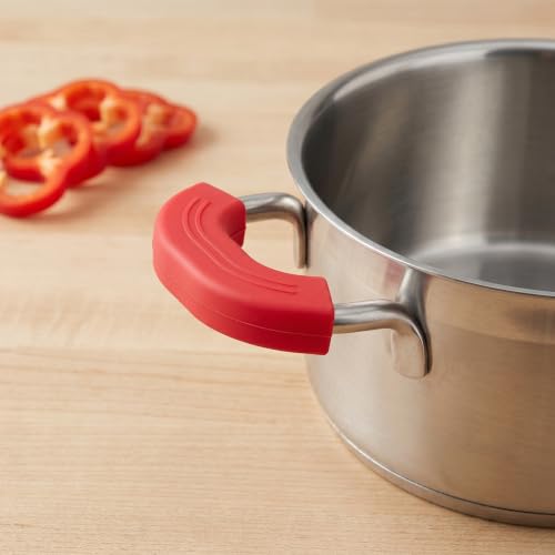 Funda de silicona para mango de olla resistente al calor: kit de 4 protectores 6