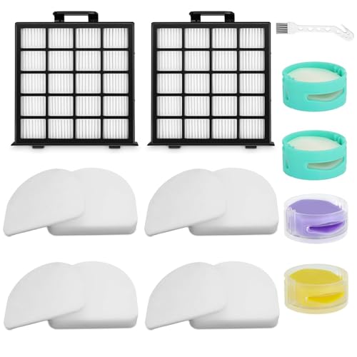 Image of Alrens AZ4002 Replacement Filter and Odor Kit for Shark POWERDETECT Upright Vacuum Cleaner AZ4002 AZ4000 AZ4002W, Inlcudes 2 Filters + 4 Foam & Felt Kit + 4 Odor Neutralizer