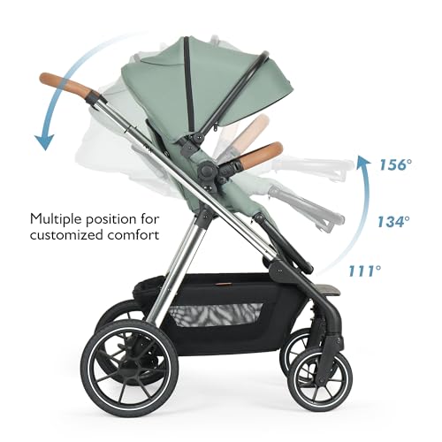 Image of RX Luxury 3-in-1 Baby Stroller Toddler Stroller with Basket & Organizer