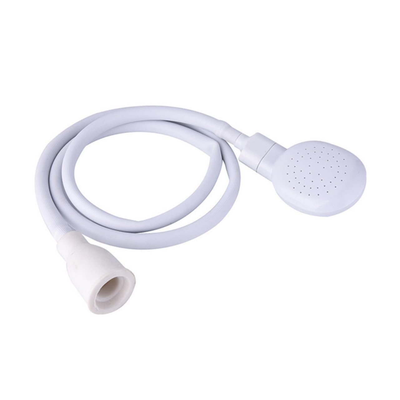 Woofy Multifunctional Rubber Pet Grooming Portable Handheld Shower Head with Faucet Sprayer Hose Suitable for Bathing, Bucket Filling and Washing Hair (White) (B0CLJQQH24) Amazon Price History, Amazon Price Tracker