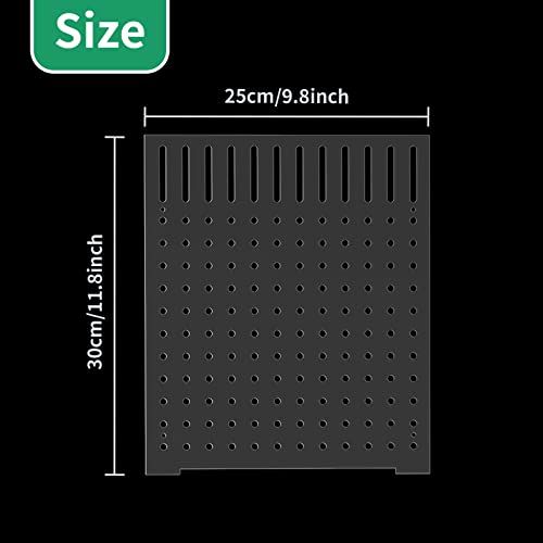 Hingofuni Fish Tank Divider Aquarium Acrylic Isolation Grid Board Divider With Suction Cups Accessories Transparent Plate Baffle Blocking Fish Partition Net Freshwater Ornament 25X30Cm #TOP4